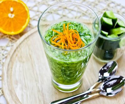 Gurkensalat mit Orangensaft Rezept